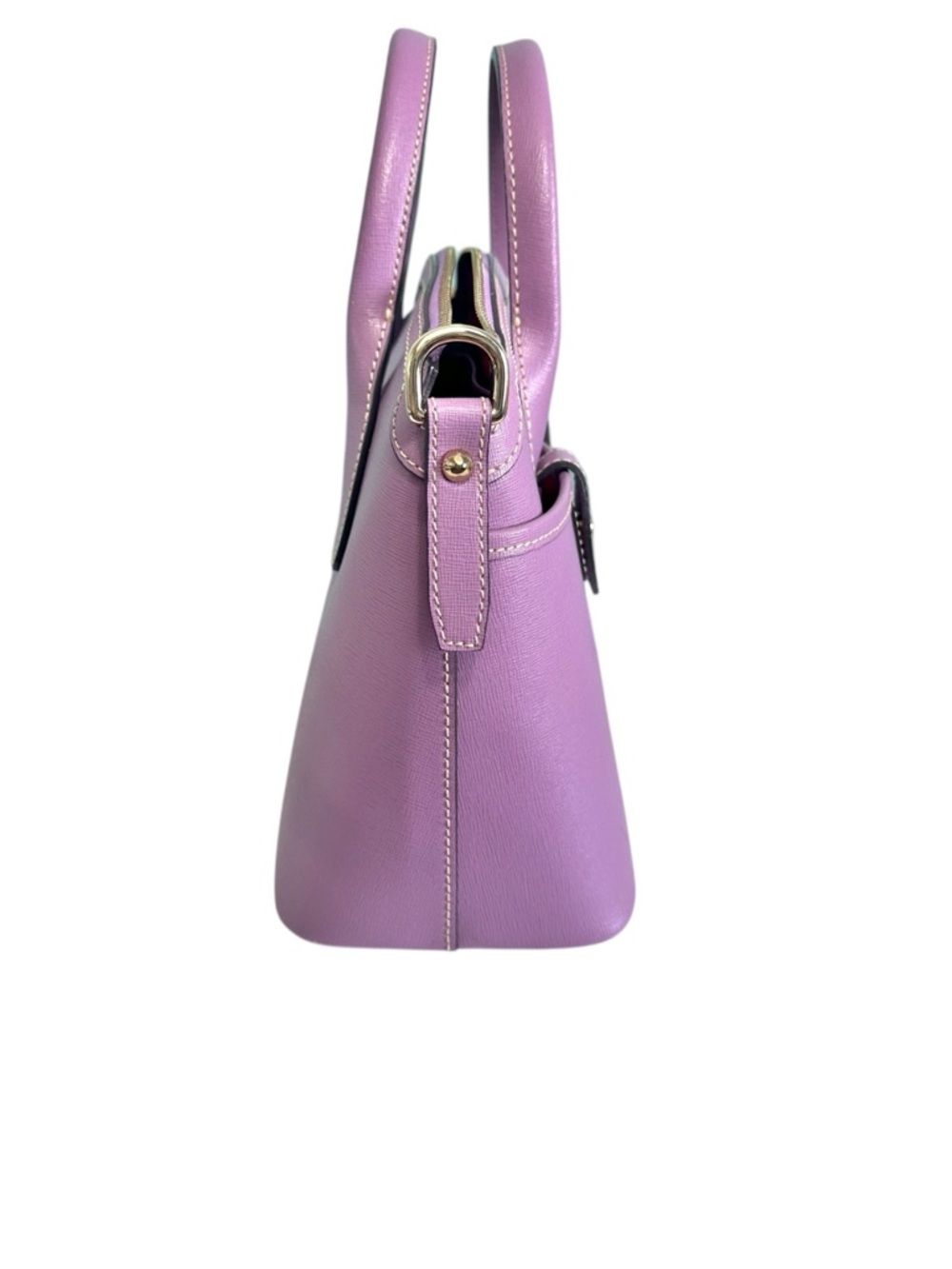 Dooney & Bourke Lavender Satchel Purse - Picture 4 of 12